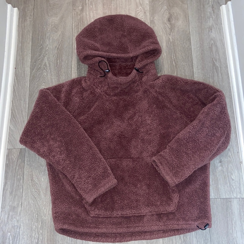 VS Pink Sherpa hoodie womens size medium